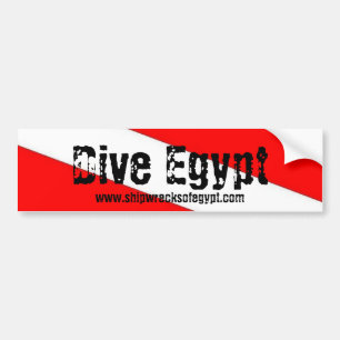 Tauchen Ägypten StoßSticke, Shipwrecksofegypt.co Autoaufkleber
