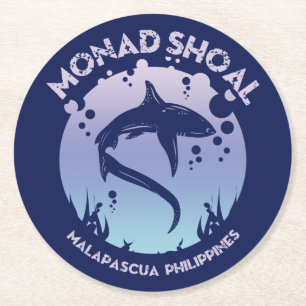 Tauchen auf dem Monad Shoal Runder Pappuntersetzer