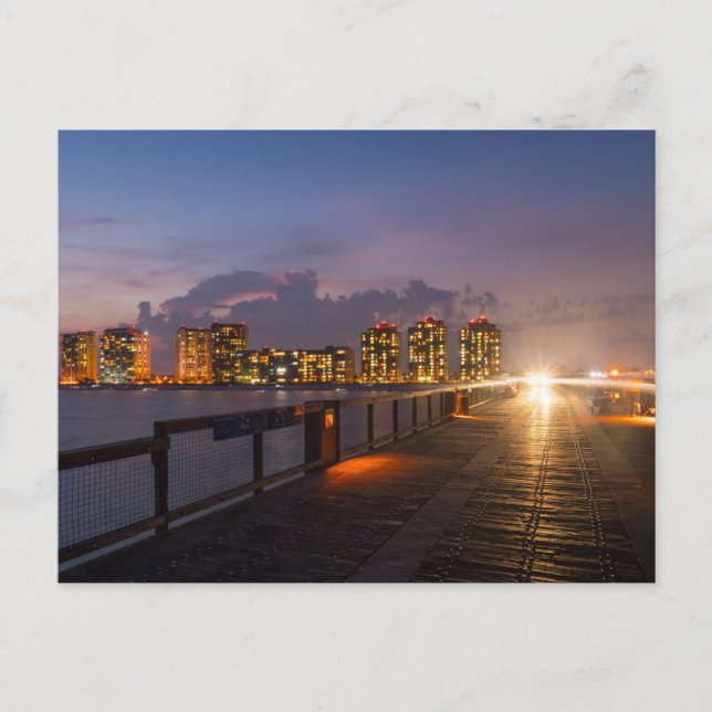 Tauchen auf der Postkarte Navarra Beach Pier (Vorderseite)