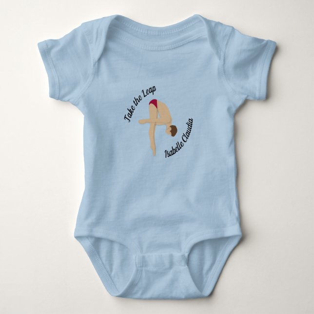 Tauchen Baby Strampler (Vorderseite)