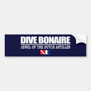 Tauchen-Bonaire-Autoaufkleber Autoaufkleber