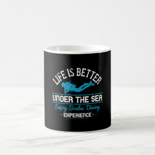 Tauchen - Das Leben ist besser unter dem Meer Kaffeetasse