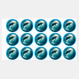 Tauchen Deep Live Free Dolphin Etiketten