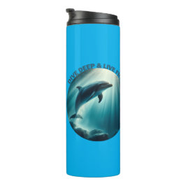 Tauchen Deep Live Free Dolphin Thermosbecher