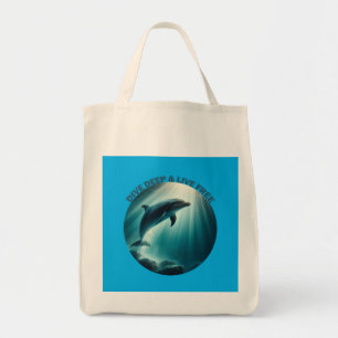 Tauchen Deep Live Free Dolphin Tragetasche