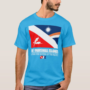 Tauchen Der T - Shirt der Marshallinseln (sq)