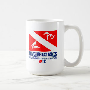 Tauchen die Great Lakes Kaffeetasse
