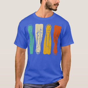 Tauchen Finen Retro Scuba Schnorcheln Taucher VI T-Shirt