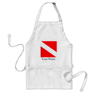 Tauchen-Flagge (kundengerecht) Schürze