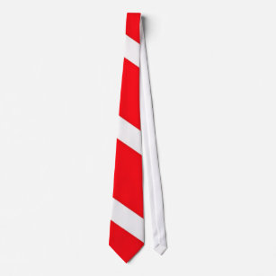 Tauchen-Flaggen-Krawatte Krawatte