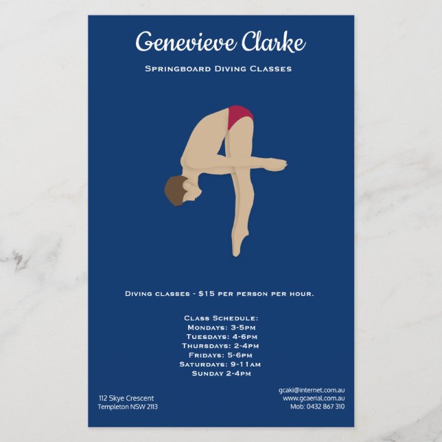 Tauchen Flyer (Vorne)