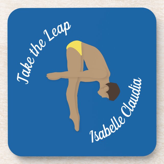 Tauchen Getränkeuntersetzer (Vorderseite)