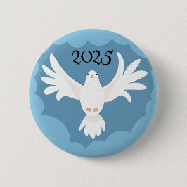 Tauchen Heiliger Geist - individuelles Jahr Pfings Button