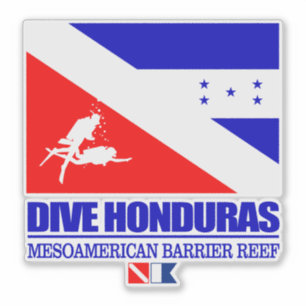Tauchen Honduras Aufkleber