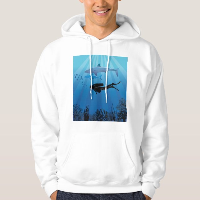 Tauchen Hoodie (Vorderseite)
