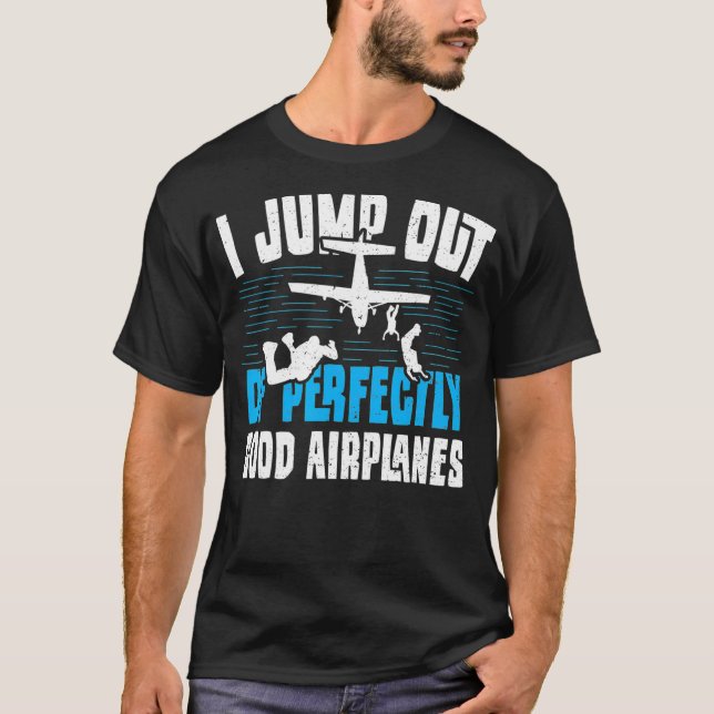 Tauchen Ich springe aus einem sehr guten Hobbies T-Shirt (Vorderseite)