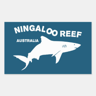 Tauchen in Australien, Ningaloo Reef Rechteckiger Aufkleber