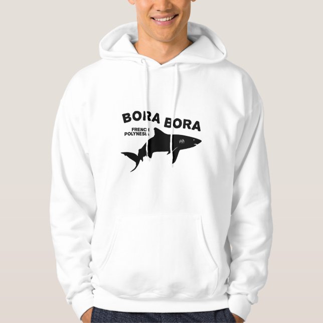 Tauchen in Bora Bora Hoodie (Vorderseite)