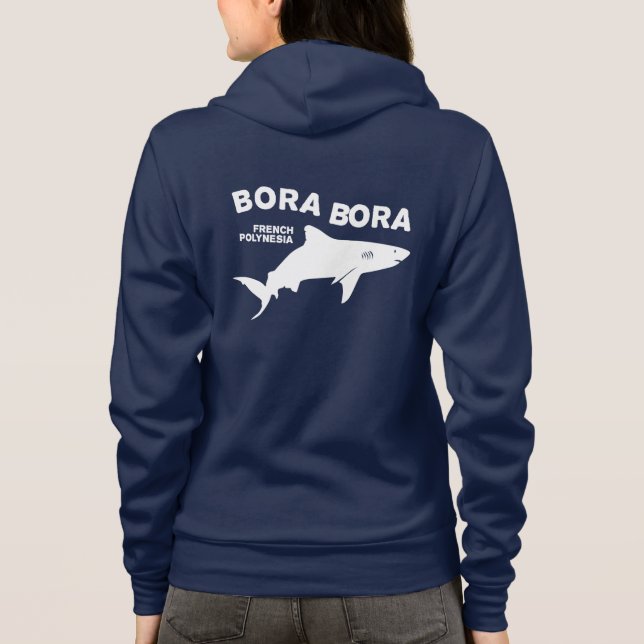 Tauchen in Bora Bora Hoodie (Rückseite)