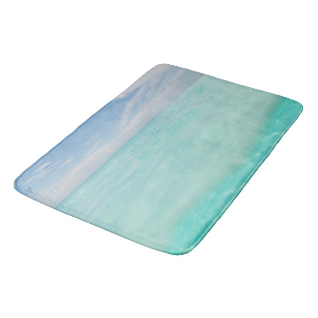 Tauchen in das Karibische Meer 4 Badematte (Schrägansicht)