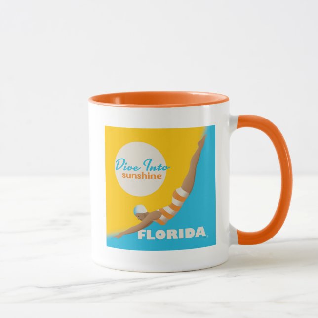 Tauchen in den Sonnenschein | Florida Tasse (Rechts)