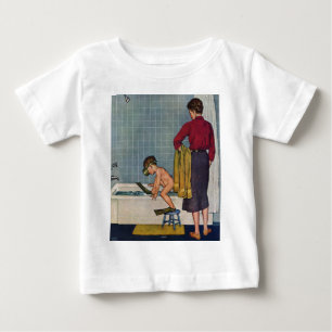 Tauchen in der Wanne Baby T-shirt