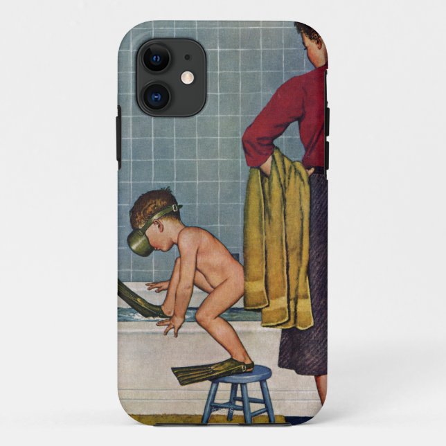 Tauchen in der Wanne Case-Mate iPhone Hülle (Rückseite)