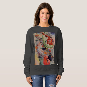 Tauchen in Emotion: Aquarell Symphony von Kandinsk Sweatshirt