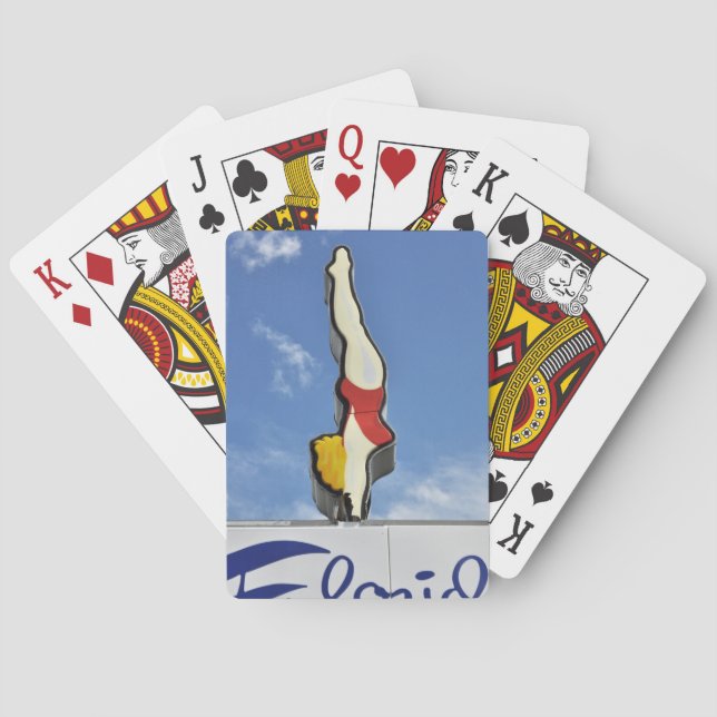 Tauchen in Florida Spielkarten (Rückseite)