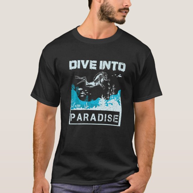 Tauchen ins Paradies T-Shirt (Vorderseite)