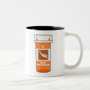 Tauchen ist meine Droge Zweifarbige Tasse