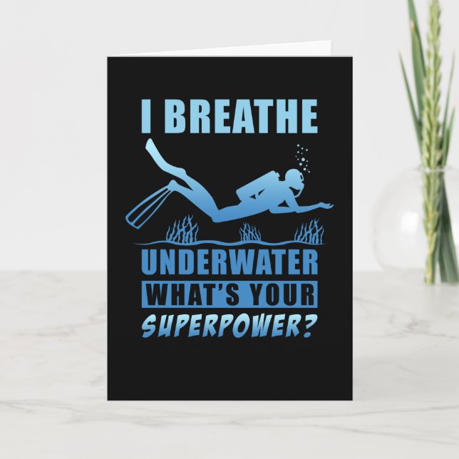 Tauchen Karte (Vorderseite)