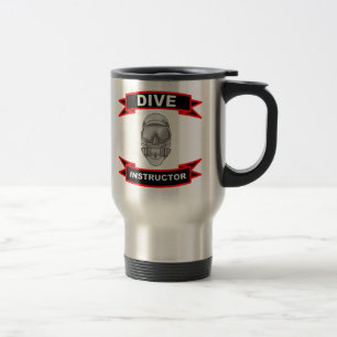 Tauchen-Lehrer-Reise-Tasse 1 Reisebecher