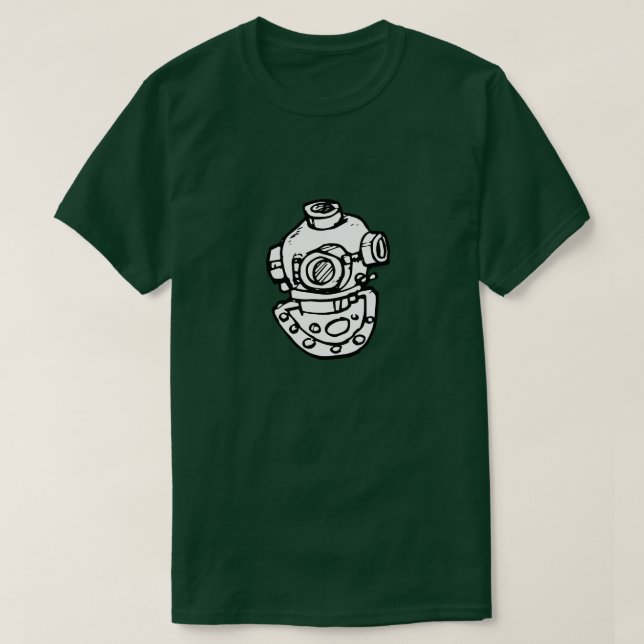 Tauchen-Maske T-Shirt (Design vorne)