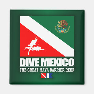 Tauchen Mexiko (sq) Magnet