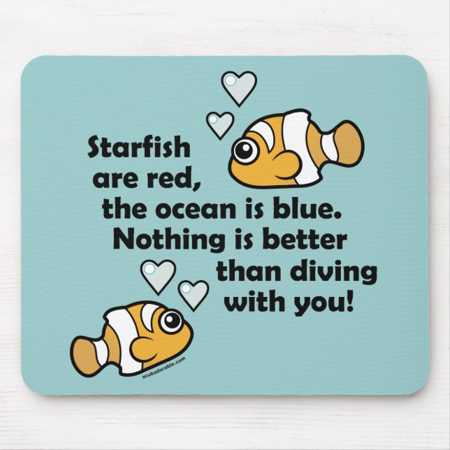 Tauchen mit dir mousepad (Vorne)