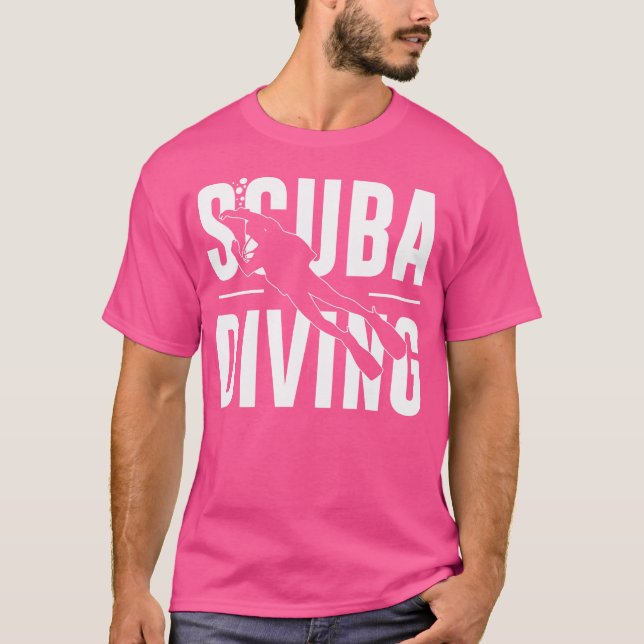 Tauchen mit einem Taucher T-Shirt (Vorderseite)