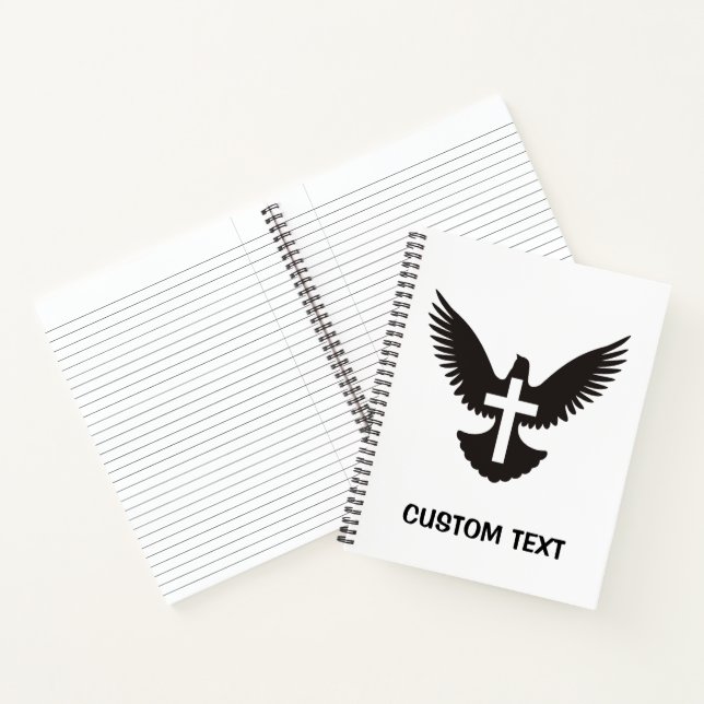 Tauchen mit Kreuz Notizbuch (Innenseite)