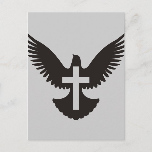 Tauchen mit Kreuz Postkarte (Vorderseite)