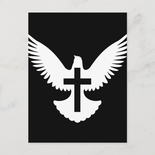 Tauchen mit Kreuz Postkarte (Vorderseite)