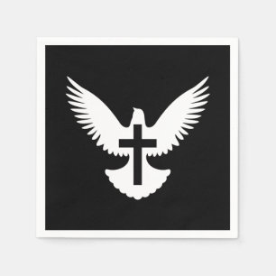 Tauchen mit Kreuz Serviette