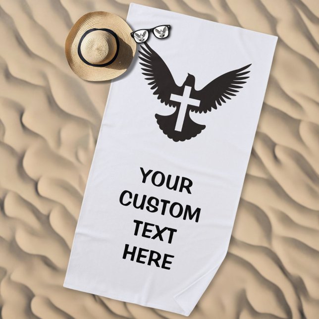 Tauchen mit Kreuz Strandtuch (Von Creator hochgeladen)