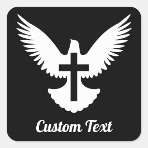 Tauchen mit Kreuzquadratischer Aufkleber