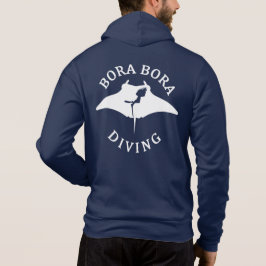 Tauchen mit Manta-Rays in Bora Bora Hoodie