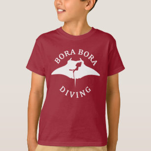 Tauchen mit Manta-Rays in Bora Bora T-Shirt