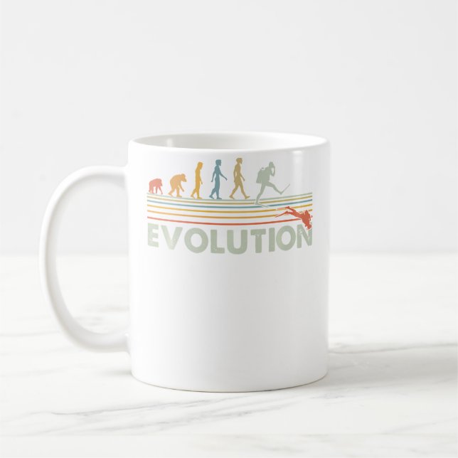 Tauchen mit Sauerstoffflaschen Evolution Tauchen m Kaffeetasse (Links)
