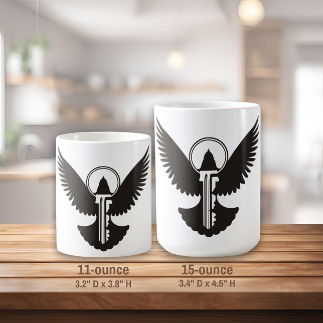Tauchen mit Schlüssel Kaffeetasse (Von Creator hochgeladen)