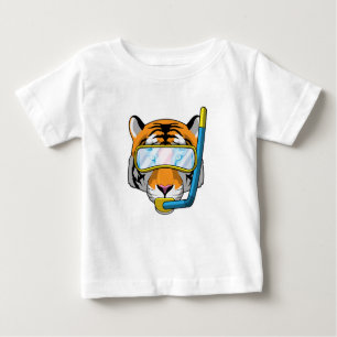 Tauchen mit Schnorchel Baby T-shirt