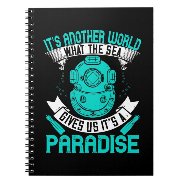 Tauchen - notizblock (Vorderseite)