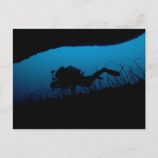 Tauchen Postkarte